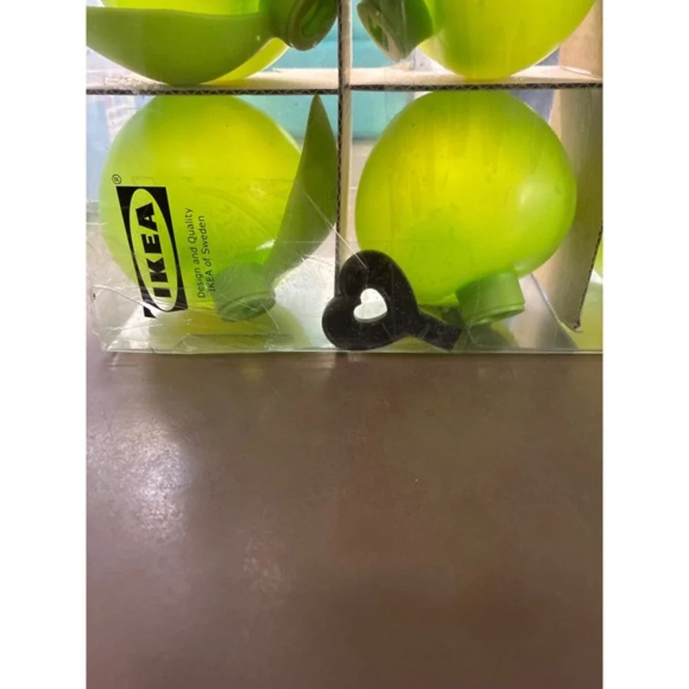 IKEA Solvinden Green Apple 12 Light Covers Cute Kitschy‎ new in box READ
